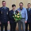 Ehrung bei der Feuerwehr Stetten. Im Bild Stefan Krebs (stellvertretender Kommandant), Christian Kuss  Kommandant), Annette Deißenberger (Ehrung 20 Jahre Kassier), Herbert Burkard (34 Jahre Vorstand), Stefan Gerhard (Vorsitzender) und Michael Deißenberger (stellvertretender Vorsitzender).