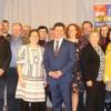SPD Kürnach: von links: MdB Bernd Rützel, Bürgermeisterkandidat René Wohlfart und sein Team, 2.v.rechts Landratskandidatin Christine Haupt-Kreutzer