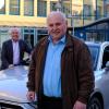 Er saß immer vorne: Herbert Rösch, Landrats-Chauffeur in Rhön-Grabfeld mit seinem Dienstherrn Thomas Habermann.