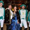 Hoher Besuch: Das Prinzenpaar Dorit I. und André II. aus Benshausen war samt Hofstaat zum Geburtstagsfest gekommen. Hoher Besuch: Das Prinzenpaar Dorit I. und André II. aus Benshausen war samt Hofstaat zum Geburtstagsfest gekommen.