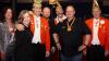 Hoher Besuch von der 1. KaGe Elferrat Würzburg im Cineworld (v.l.): Hilde Schneider, Franziska Greulich (Regie), Michael Zinnhobel (Zugmarschall 1. KaGe), Ulf Pieconka (Co-Produzent), Martin Trageser (Elferrat), Christian Kelle (Produzent) und Hans Röpke (Elferrat).