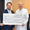 Von links: Benedikt Wolf, Florian Pfnausch, Prof. Dr. Dr. Alexander Kübler und Max Leusser.