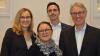 In der Vortragsreihe "Forum Gesundheit" sprachen (von links) Nathalia Ehlerding, Monika Ulsamer, Mario Schneyer und Dr. Martin Lauer in Kitzingen über Alzheimerdemenz.