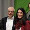 Stellten sich den Fragen zum Klimaschutz vor Ort: Eva Trapp, Klaus Sanzenbacher, Andrea Schmidt und MdL Patrick Friedl.