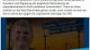 Mittlerweile gelöschter Facebook-Post des AfD-Bundestagsabgeordneten Rainer Kraft zur Absage der Wahlveranstaltung in Würzburg.