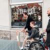 Jahresfeier und Rampeneröffnung im Viertel-Café.