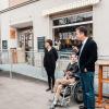 Jahresfeier und Rampeneröffnung im Viertel-Café. Jahresfeier und Rampeneröffnung im Viertel-Café.
