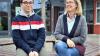 Anael Falourd mit Christine Gumann, die Lehrerin am LSH Wiesentheid und zugleich Vorsitzende des Partnerschaftskomitees in Wiesentheid ist. Anael Falourd mit Christine Gumann, die Lehrerin am LSH Wiesentheid und zugleich Vorsitzende des Partnerschaftskomitees in Wiesentheid ist.