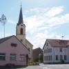 Der Dorfplatz in Hesselbach.
