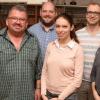 Der FC Seinsheim ist gut aufgestellt. Das Bild zeigt (von links) Theresa Rützel, Otmar Neuser, Matthias Gruber, Kristina Neuser, Stefan Düll und Iris Hönnl.