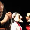 Eine unheilvolle Begegnung: Heinrich Faust und Mephistopheles im Puppenspiel von Thomas Glasmeyer.