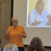 Dr. Christina Alff von der Entwicklungsgenossenschaft Oikocredit sprach in Tauberbischofsheim.