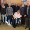 Auf seine treuen Mitglieder kann sich der VdK-Ortsverband verlassen (von links): Heinz Körner, Steve Metz, Andrea Hering, Udo Müller, Bürgermeisterin Helga Fleischer, Günter Hein, Clemens Brückner, Martha Muck, Max Stahl, Bärbel Ort, Manfred Fingerhut und der Vorsitzende Karl-Heinz Fleischer.