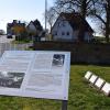 Die Informationstafel erklärt die Geschehnisse beim Kriegsende vor 75 Jahren in Euerbach, unweit dieser Stelle, und beleuchtet die Intention des Mahnmals. Die Informationstafel erklärt die Geschehnisse beim Kriegsende vor 75 Jahren in Euerbach, unweit dieser Stelle, und beleuchtet die Intention des Mahnmals.