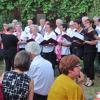 Stimmungsvoller Abend im Franziskushof des Schlosses Craheim bei der Serenade 2019 der Chorgemeinschaft Nassach-Birnfeld.