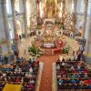 Die Basilika von Vierzehnheiligen. In diesem Jahr werden dort keine Gottesdienste mit zahlreichen Pilgern stattfinden. Die Basilika von Vierzehnheiligen. In diesem Jahr werden dort keine Gottesdienste mit zahlreichen Pilgern stattfinden.