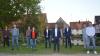 Die neuen Gemeinderatsmitglieder in Urspringen mit den drei Bürgermeistern: v.l.: dritter Bürgermeister Martin Albert, zweiter Bürgermeister Andreas Burk, Jochen Vogel, Tatjana Blaß, Paul Nätscher, Bürgermeister Volker Hemrich, Andreas Wolf, Stefan Greß und Fabian Kuhn.