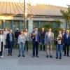 Der neue Marktgemeinderat in Randersacker (von links): Heike Simon, Detlef Aster, Hubert Göbel, Tamara Henkelmann, Nina Faust, Hanna Haag, Stefan Lutz-Simon, Johanna Schmitt, Oliver Menz, Dritter Bürgermeister Matthias Henneberger, Michael Blaß, erster Bürgermeister Michael Sedelmayer, Zweite Bürgermeisterin Helga Burkert, Heiko Lörner, Alfred Holl, Jürgen Hart und Michael Rost.