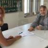 Sibylle Herrmann, Schulleiterin der St. Kilian-Schule und Marcus Gösswein (Firma Gösswein Marktheidenfeld).