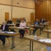In der Oberthereser Turnhalle fand die konstituierende Sitzung des Gemeinderates statt.