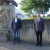 Trotz wachsender Herausforderungen bei Modernisierung und Sanierung der Anlagen blickt die AZV-Führungsspitze optimistisch in die Zukunft. Im Bild von links: Noch-Geschäftsleiter Walter Weinig, der neue Vorsitzende Willi Warmuth, Amtsvorgänger Reinhold Stahl und die neue Vize-Vorsitzende Simone Seufert.