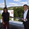 Informationsaustausch im Zeichen der Agentur für Arbeit: Agenturchefin Karin Käppel und Landtagsabgeordneter Wolfgang Reinhart