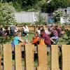 An zwei Wochenenden organisierte die Fußballabteilung des ESV Gemünden einen Biergarten am Vereinsgelände auf der Saaleinsel.