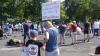 Die Corona-Demo auf dem Schweinfurter Volksfestplatz war erstmals eine "Regionalversammlung".