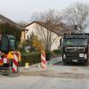 Eine Straßenbaustelle in Marktheidenfeld, die 2019 zu Buche schlug, war die Baustelle in der Baumhofstraße, hier auf Höhe der Kreuzung Röntgenring (Foto vom April 2019).