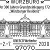 Sonderstempel zu „300 Jahre Würzburger Residenz"