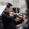 Das Philharmonische Orchester Würzburg spielte inspiriert. Das Philharmonische Orchester Würzburg spielte inspiriert.