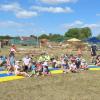 Ferienprogramm funktioniert auch in Corona-Zeiten. In Kirchheim machte der Abenteuerspielplatz des Landkreises in diesem Jahr Station. 