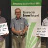 Die Hauptakteure bei der BBV-Infoveranstaltung in Kleineibstadt: BBV-Bezirks- und Umweltpräsident Stefan Köhler (von links), Bezirksstellenleiter Eugen Köhler und Kreisobmann Mathias Klöffel.