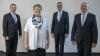 Auf dem Foto sind zu sehen (von links) Tobias Herzog, Karina Werner, Vorstandsvorsitzender Markus Merz und Ingo Sauer.