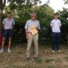 Geehrt wurden (von links): Ralph Simon, Mario Reusch, Bernhard Müller, Sebastian Manger, Reinhard Weißenberger.