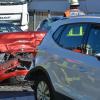 Ein Unfall an der "Norma-Kreuzung" in Bad Königshofen sorgte am Dienstag für hohen Sachschaden und Verletzte.