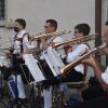 Mit viel Musik sorgte die große Kapelle für strahlende Gesichter und viel Freude.