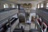 Das Innere der evangelischen Kirche in Ermershausen wurde seit der Weihe anno 1745 mehrfach erneuert und umgestaltet.