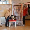 Die Ausstellung  „Flucht und Heimatsuche“ im evangelischen Gemeindehaus.