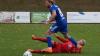 Der TSV Aubstadt (am Boden Steffen Behr) kassierte seine erste Pflichtspiel-Niederlage nach dem Re-Start. Aschaffenburg (Marcel Schelle) war bei seinem 4:0-Erfolg mehr als einen Tick stärker.
