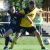 Die SG Eußenhausen/Mühlfeld (vorne links Patrick Zuleger) gewann das Derby bei der SG Mellrichstadt/Frickenhausen (rechts Kai Breier).