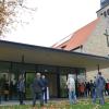 Zahlreiche Gläubige waren zur Einweihung des neuen Gemeindehauses neben der Christuskirche gekommen.