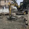 Die Arbeiten an der Baustelle in der Schallfelder Straße gehen dem Ende entgegen. Die Straße kann möglicherweise zum Wochenende hin wieder freigegeben werden. 
