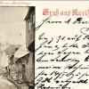 Ansichtskarte von Karlstadt aus dem Jahre 1895.