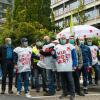 Am Donnnerstag wurde in Schweinfurt das Leopoldina-Krankenhaus bestreikt.