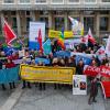 Ein beeindruckendes Bild: Zuletzt kamen im Februar zur Feier des zehnten Geburtstages von "Schweinfurt ist bunt" die Bündnispartner im Innenhof des Rathauses zusammen und zeigten, wie tief verwurzelt das Engagement gegen Rassismus und Fremdenfeindlichkeit in Schweinfurt ist.