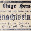 "Weihnachtseinkäufe 1920" für so war das damals 21.-27. Oktober 1920