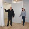 Eine Behindertentoilette wurde im Zuge der Sanierung im Sandberger Rathaus eingebaut. Eine Behindertentoilette wurde im Zuge der Sanierung im Sandberger Rathaus eingebaut.