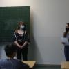 Spendenübergabe in der Schule.