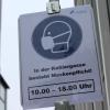 In der Schweinfurter Keßlergasse gilt seit MIttwoch, 14.10.20, Maskenpflicht.